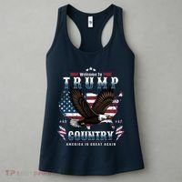 Classic Welcome To Trump Country Maga Eagle Women's Tank Top thumb 3