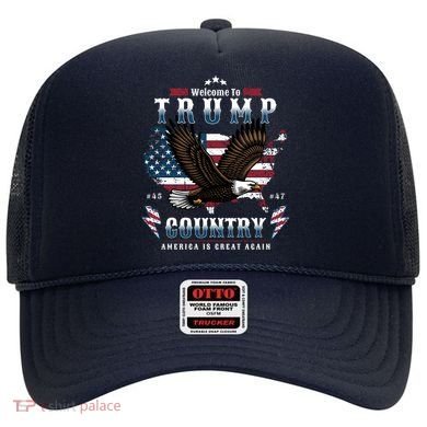 Classic Welcome To Trump Country Maga Eagle Hat