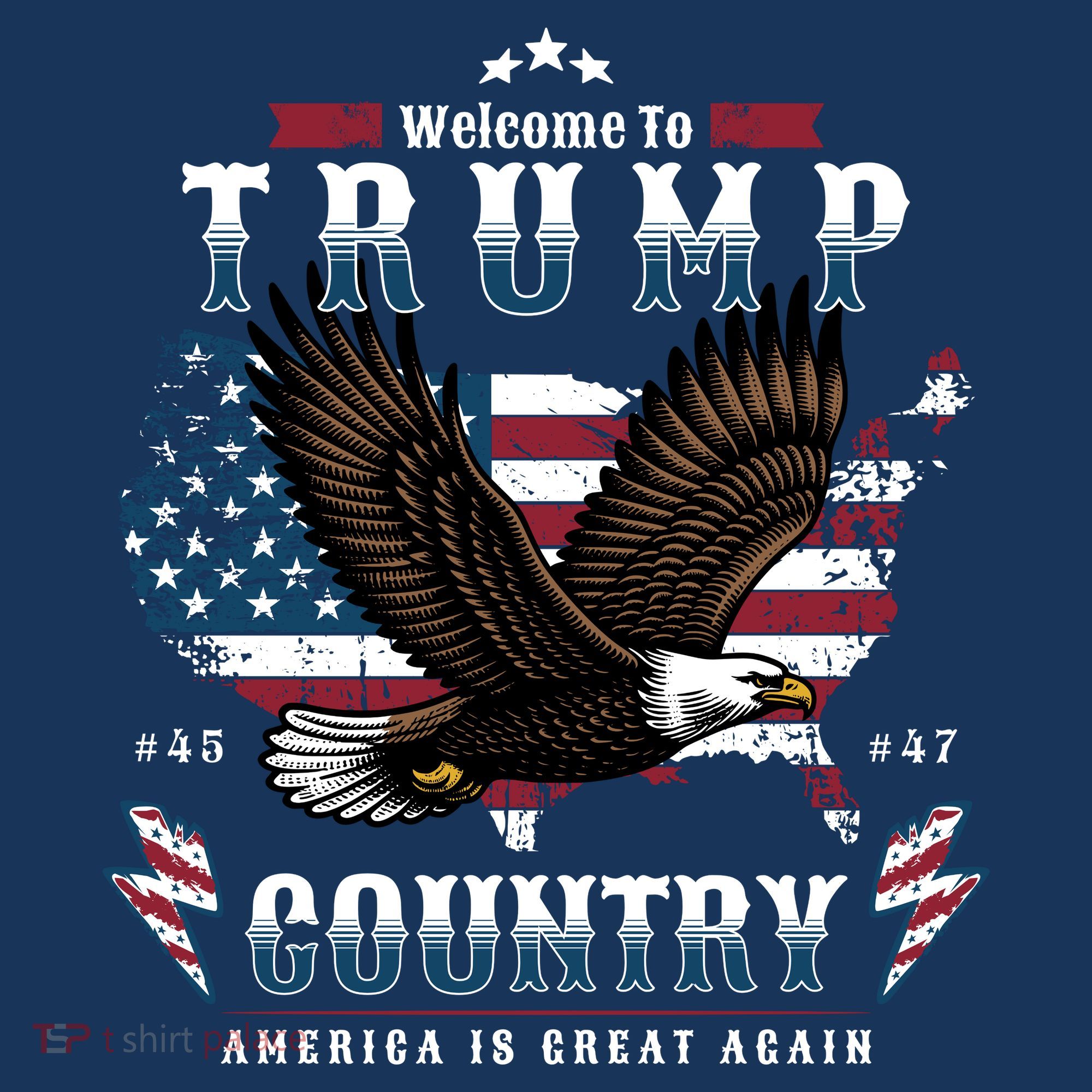 Classic Welcome To Trump Country Maga Eagle Toddler Hoodie