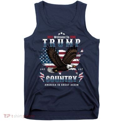 Classic Welcome To Trump Country Maga Eagle Tank Top