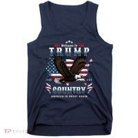 Classic Welcome To Trump Country Maga Eagle Tank Top thumb 0