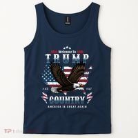Classic Welcome To Trump Country Maga Eagle Tank Top thumb 2