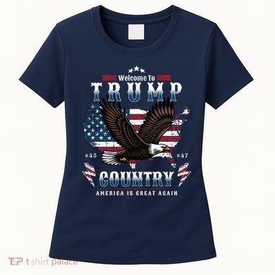Classic Welcome To Trump Country Maga Eagle Women's T-Shirt