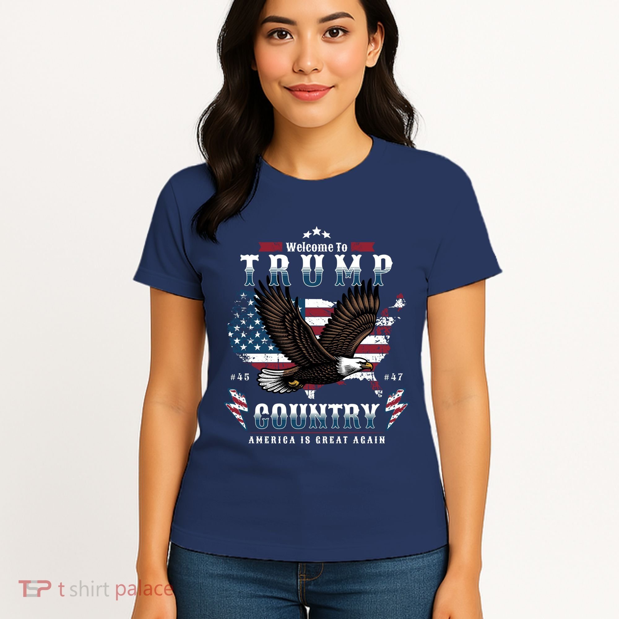 Classic Welcome To Trump Country Maga Eagle Women's T-Shirt