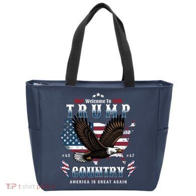 Classic Welcome To Trump Country Maga Eagle Tote Bag