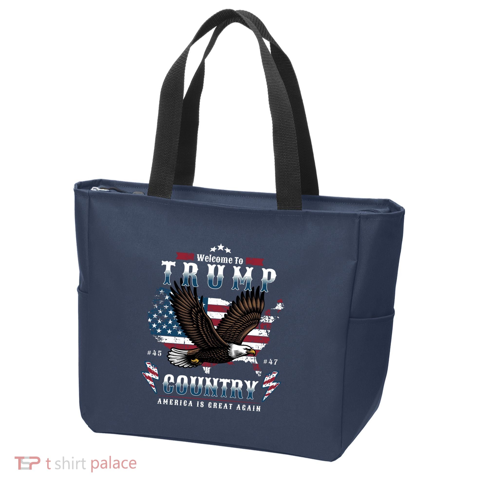 Classic Welcome To Trump Country Maga Eagle Tote Bag