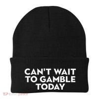 CanT Wait To Gamble Today Beanie thumb 0