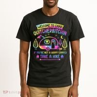 Camper Welcome To Camp Quitcherbitchin Funny Camping Life Tall T-Shirt thumb 2