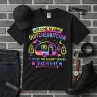Camper Welcome To Camp Quitcherbitchin Funny Camping Life Tall T-Shirt thumb 3