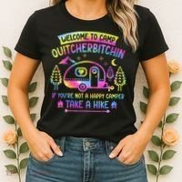 Camper Welcome To Camp Quitcherbitchin Funny Camping Life Women's T-Shirt thumb 2