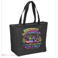 Camper Welcome To Camp Quitcherbitchin Funny Camping Life Tote Bag thumb 2