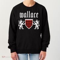 Clan Wallace Tartan Scottish Plaid Wallace Family Women's Sweatshirt thumb 0