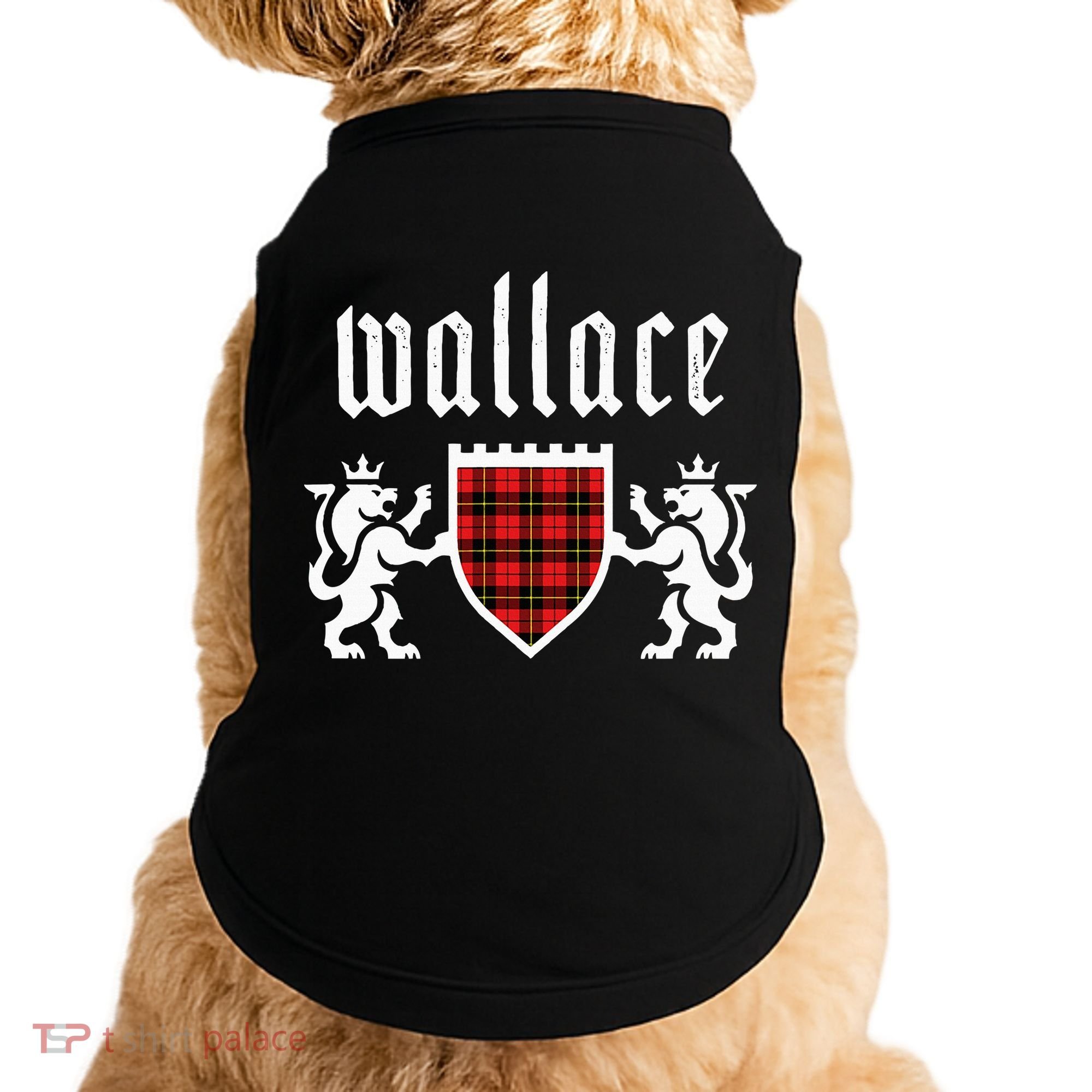 Clan Wallace Tartan Scottish Plaid Wallace Family Doggie Tank