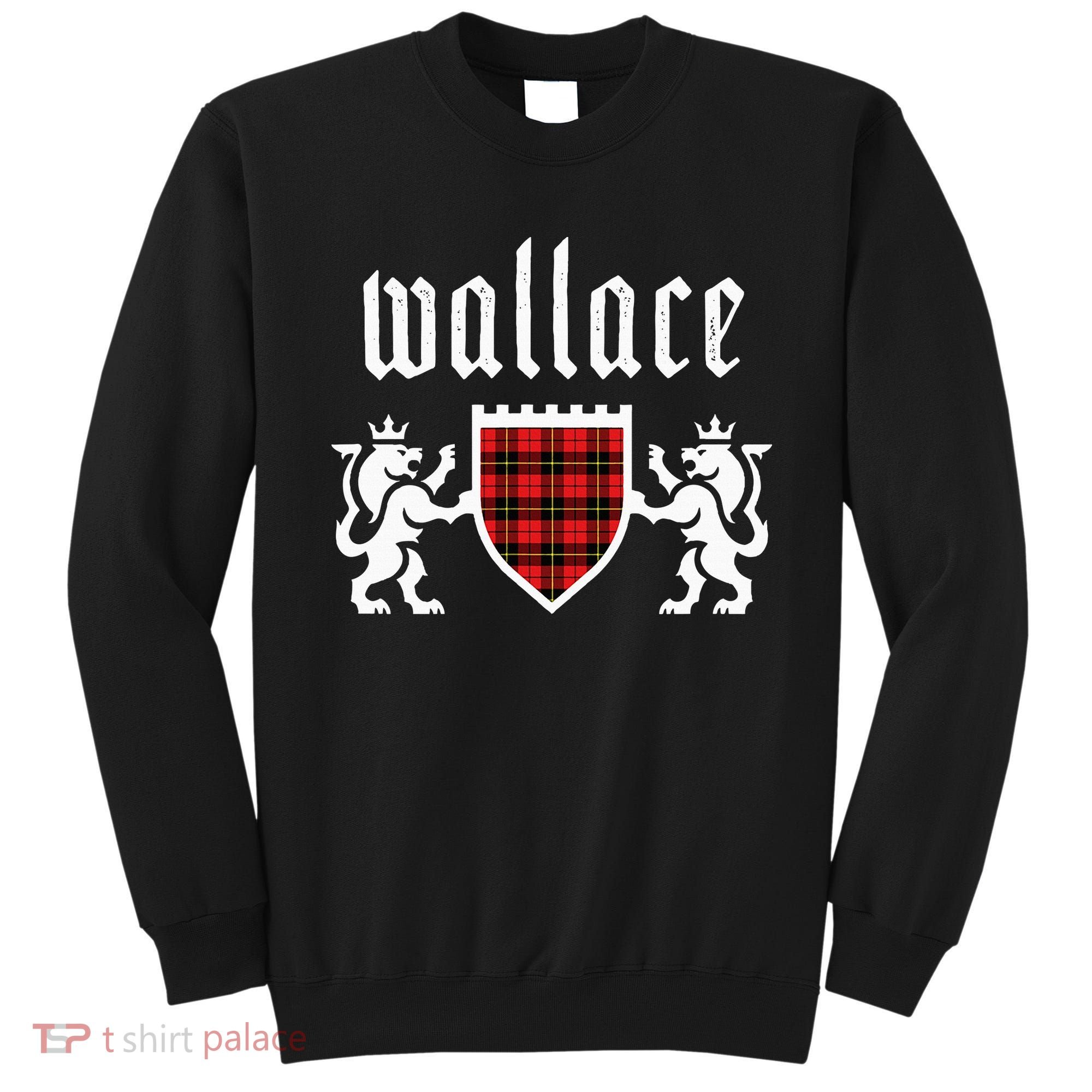 Clan Wallace Tartan Scottish Plaid Wallace Family Sweatshirt