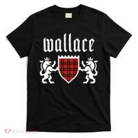 Clan Wallace Tartan Scottish Plaid Wallace Family T-Shirt thumb 0