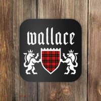 Clan Wallace Tartan Scottish Plaid Wallace Family Coaster thumb 0