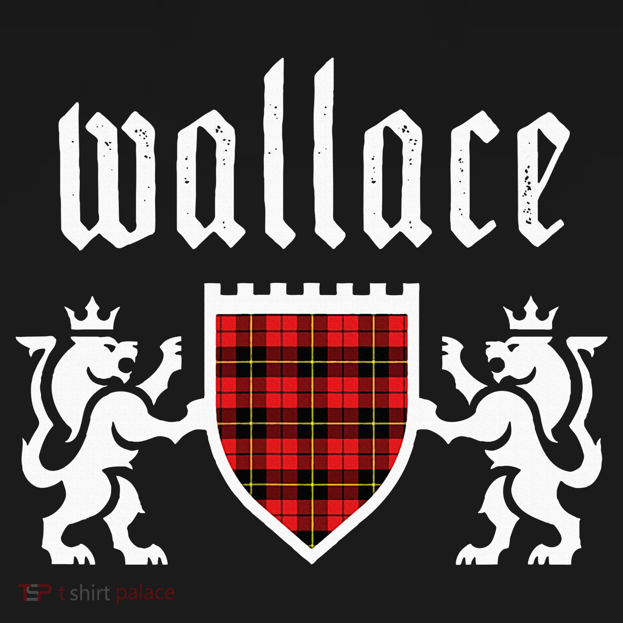 Clan Wallace Tartan Scottish Plaid Wallace Family Women's Hoodie