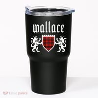 Clan Wallace Tartan Scottish Plaid Wallace Family Tumbler thumb 0