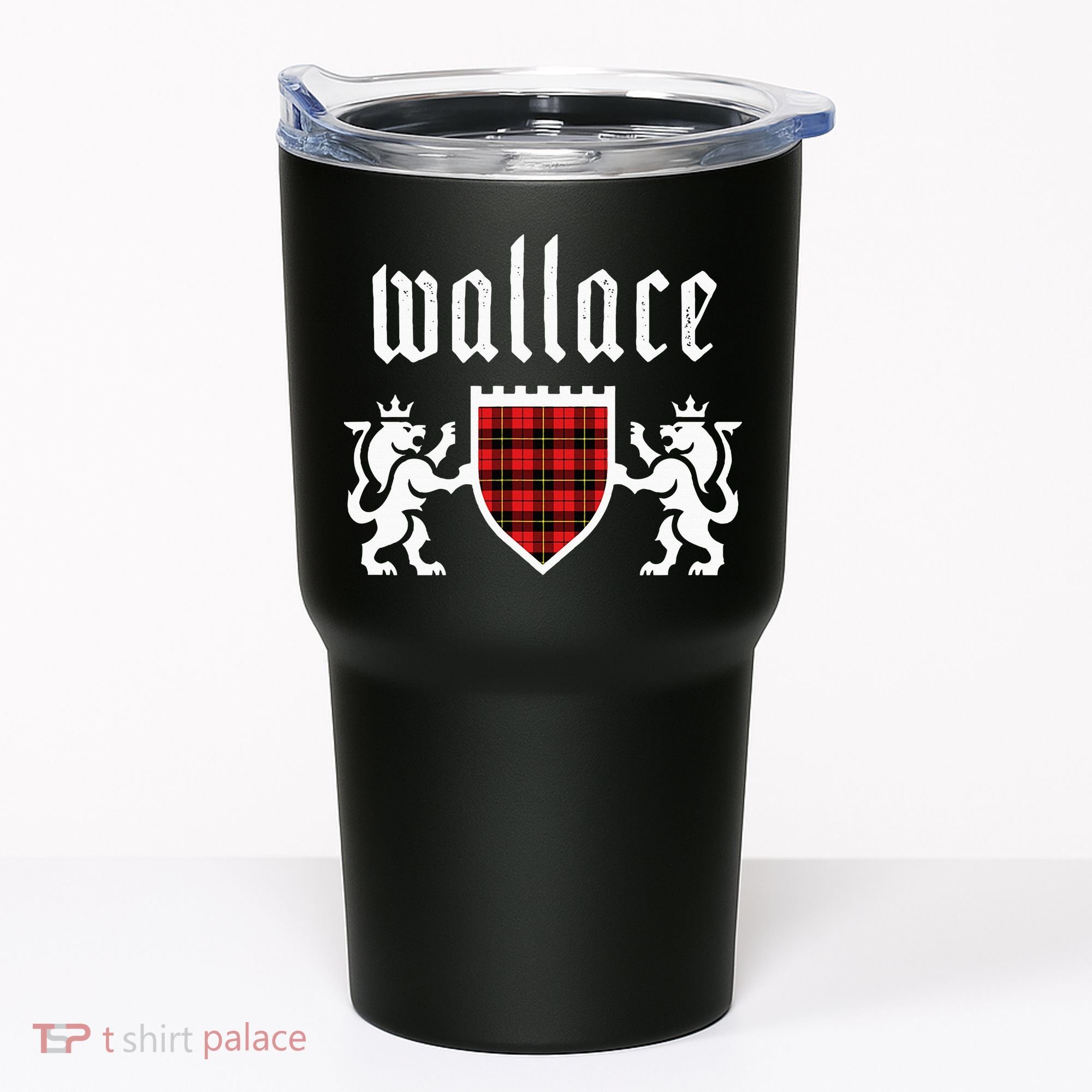 Clan Wallace Tartan Scottish Plaid Wallace Family Tumbler