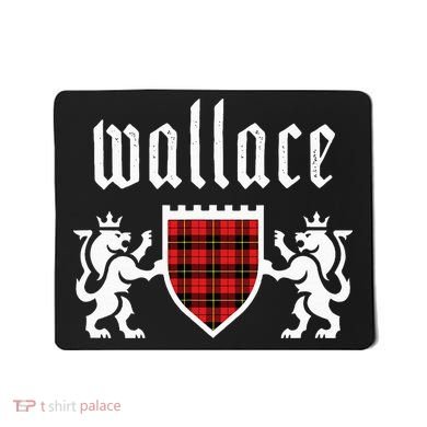 Clan Wallace Tartan Scottish Plaid Wallace Family Mousepad