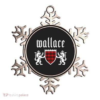 Clan Wallace Tartan Scottish Plaid Wallace Family Ornament