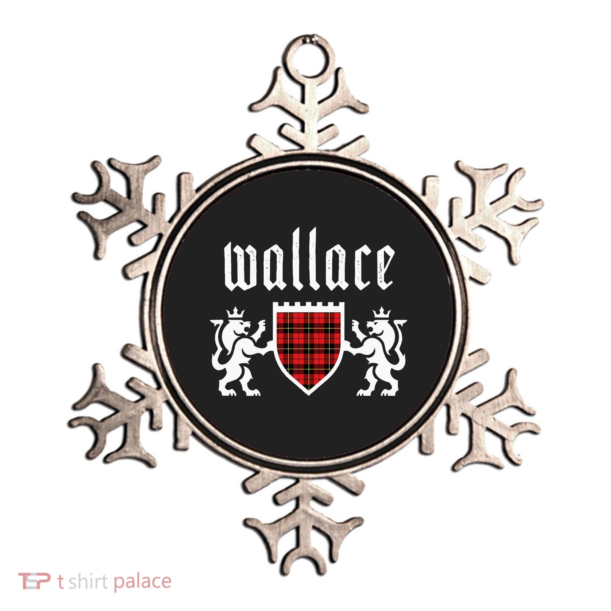 Clan Wallace Tartan Scottish Plaid Wallace Family Ornament