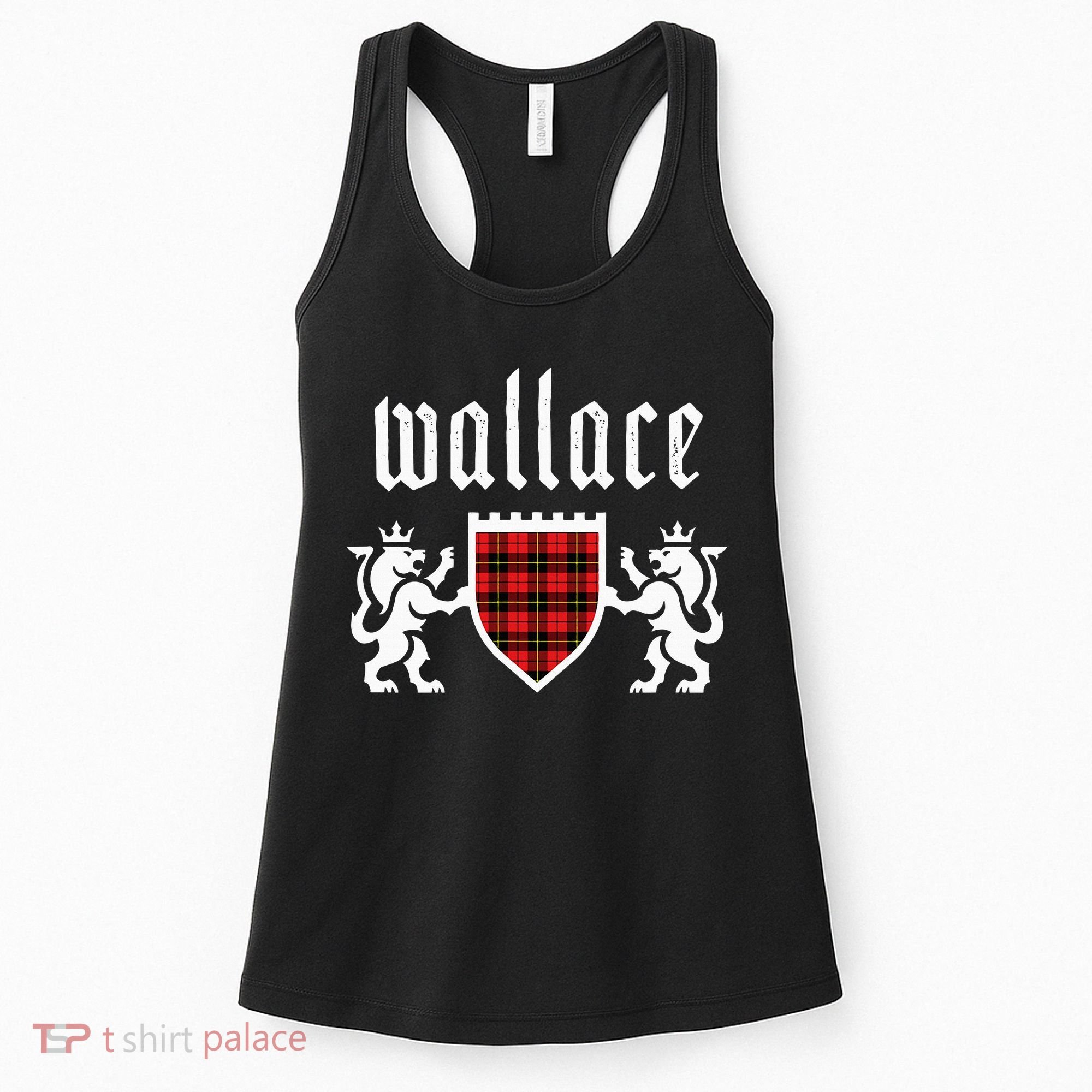 Clan Wallace Tartan Scottish Plaid Wallace Family Women's Tank Top