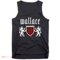 Clan Wallace Tartan Scottish Plaid Wallace Family Tank Top thumb 0