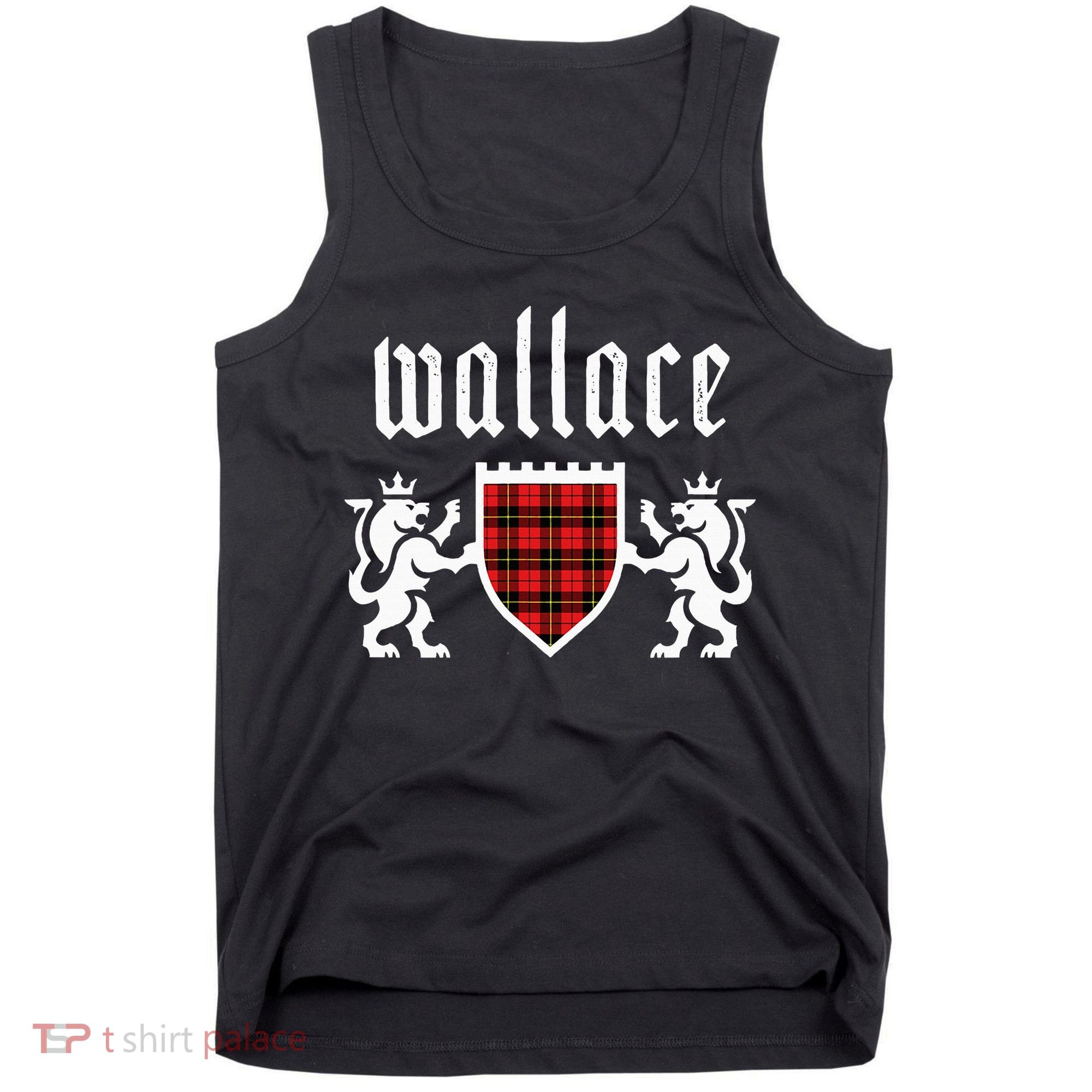 Clan Wallace Tartan Scottish Plaid Wallace Family Tank Top