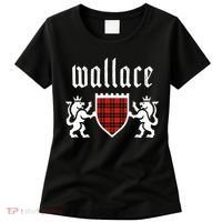 Clan Wallace Tartan Scottish Plaid Wallace Family Women's T-Shirt thumb 0