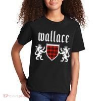 Clan Wallace Tartan Scottish Plaid Wallace Family Kids T-Shirt thumb 2