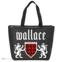 Clan Wallace Tartan Scottish Plaid Wallace Family Tote Bag thumb 0