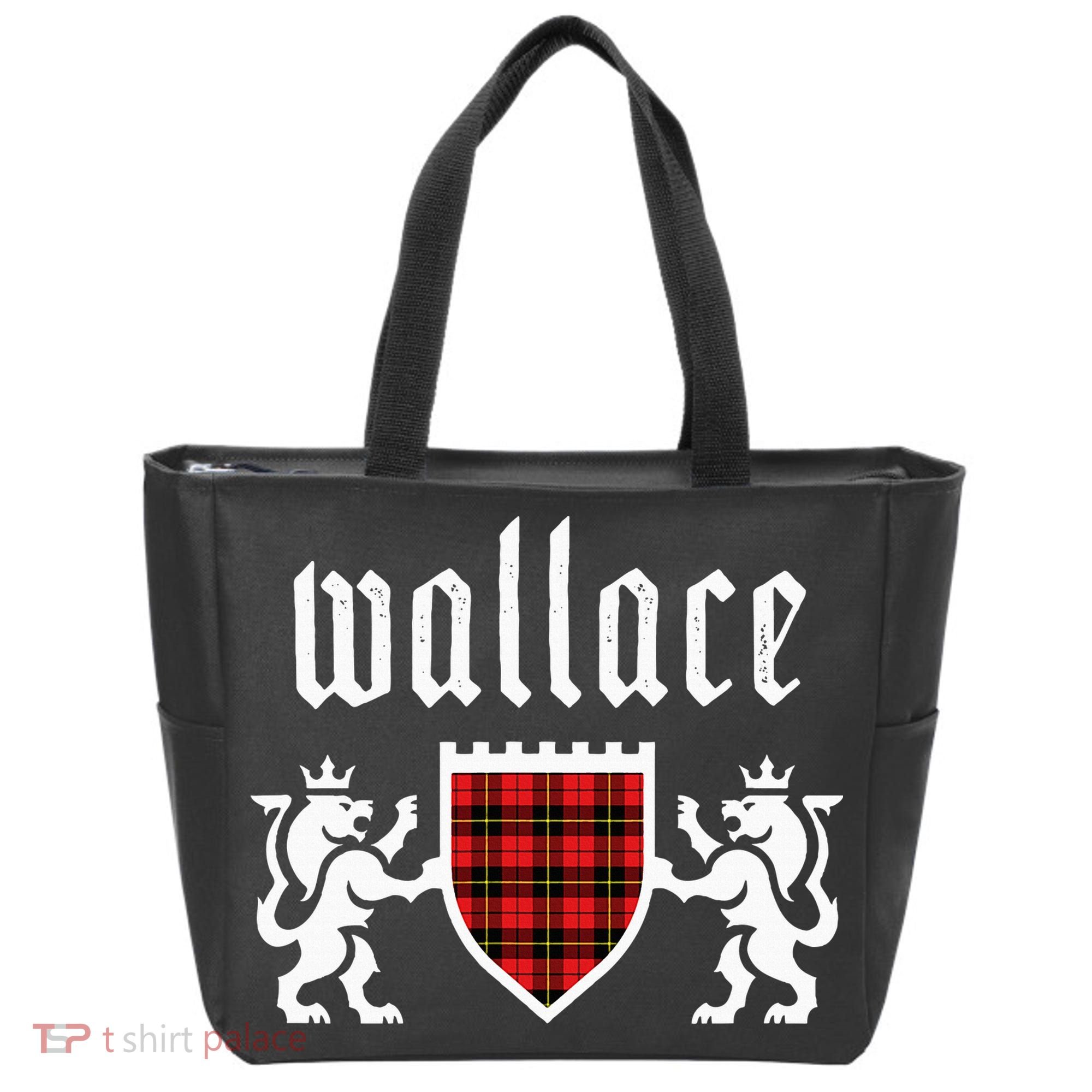 Clan Wallace Tartan Scottish Plaid Wallace Family Tote Bag