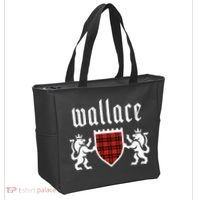 Clan Wallace Tartan Scottish Plaid Wallace Family Tote Bag thumb 2