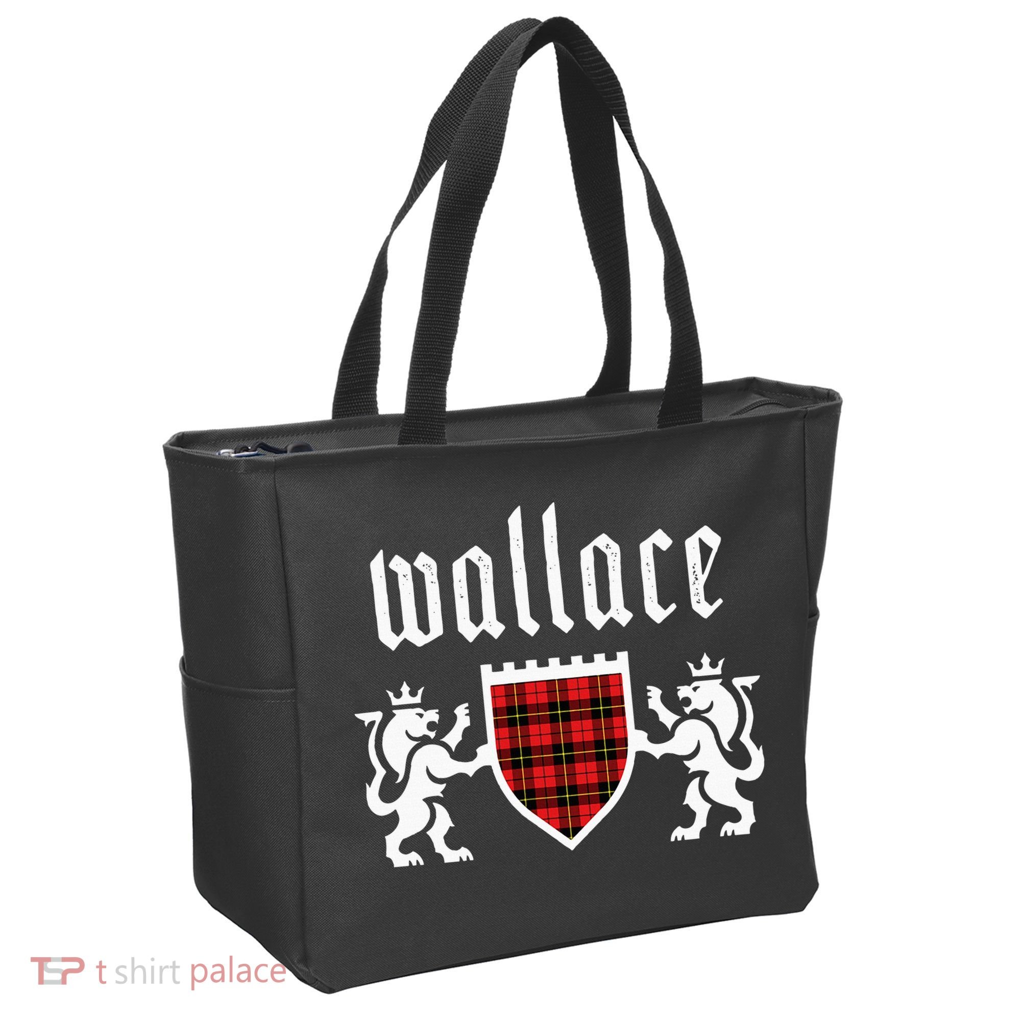 Clan Wallace Tartan Scottish Plaid Wallace Family Tote Bag