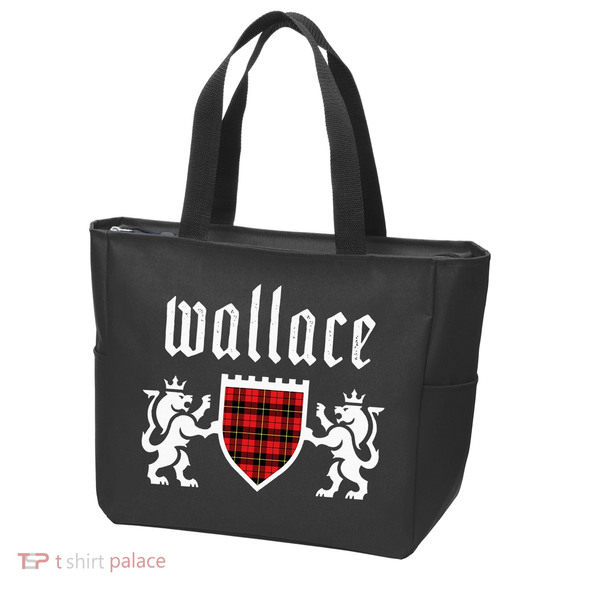 Clan Wallace Tartan Scottish Plaid Wallace Family Tote Bag