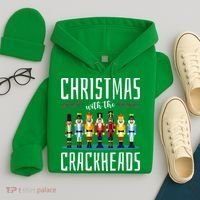 Christmas With The Crackheads Funny Family Ugly Nutcracker Hoodie thumb 4