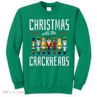 Christmas With The Crackheads Funny Family Ugly Nutcracker Sweatshirt thumb 0