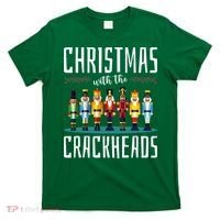 Christmas With The Crackheads Funny Family Ugly Nutcracker T-Shirt thumb 0