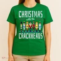 Christmas With The Crackheads Funny Family Ugly Nutcracker T-Shirt thumb 4