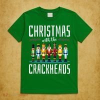 Christmas With The Crackheads Funny Family Ugly Nutcracker T-Shirt thumb 5