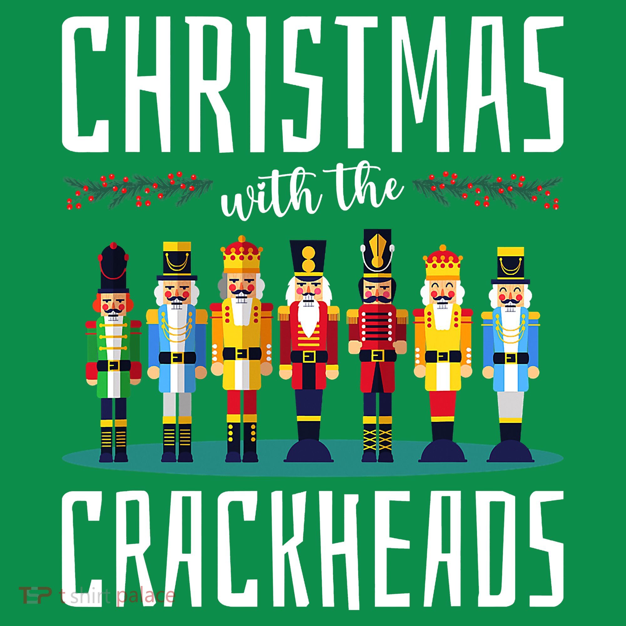 Christmas With The Crackheads Funny Family Ugly Nutcracker Mousepad