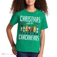 Christmas With The Crackheads Funny Family Ugly Nutcracker Kids T-Shirt thumb 2
