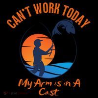 Can't Work Today My Arm Is In A Cast Funny Fishing Coffee Mug thumb 5