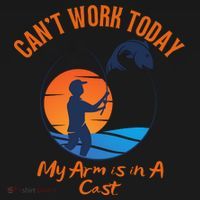 Can't Work Today My Arm Is In A Cast Funny Fishing Women's Tank Top thumb 5