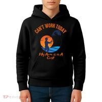 Can't Work Today My Arm Is In A Cast Funny Fishing Kids Hoodie thumb 4