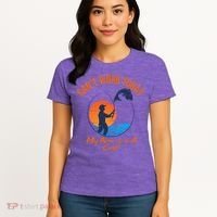 Can't Work Today My Arm Is In A Cast Funny Fishing Women's T-Shirt thumb 4