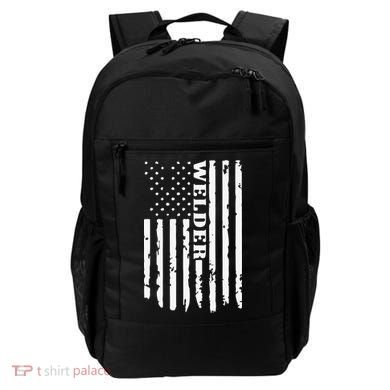 Cool Welding US Flag Art For Welder Welding Backpack