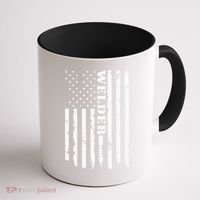 Cool Welding US Flag Art For Welder Welding Coffee Mug thumb 1