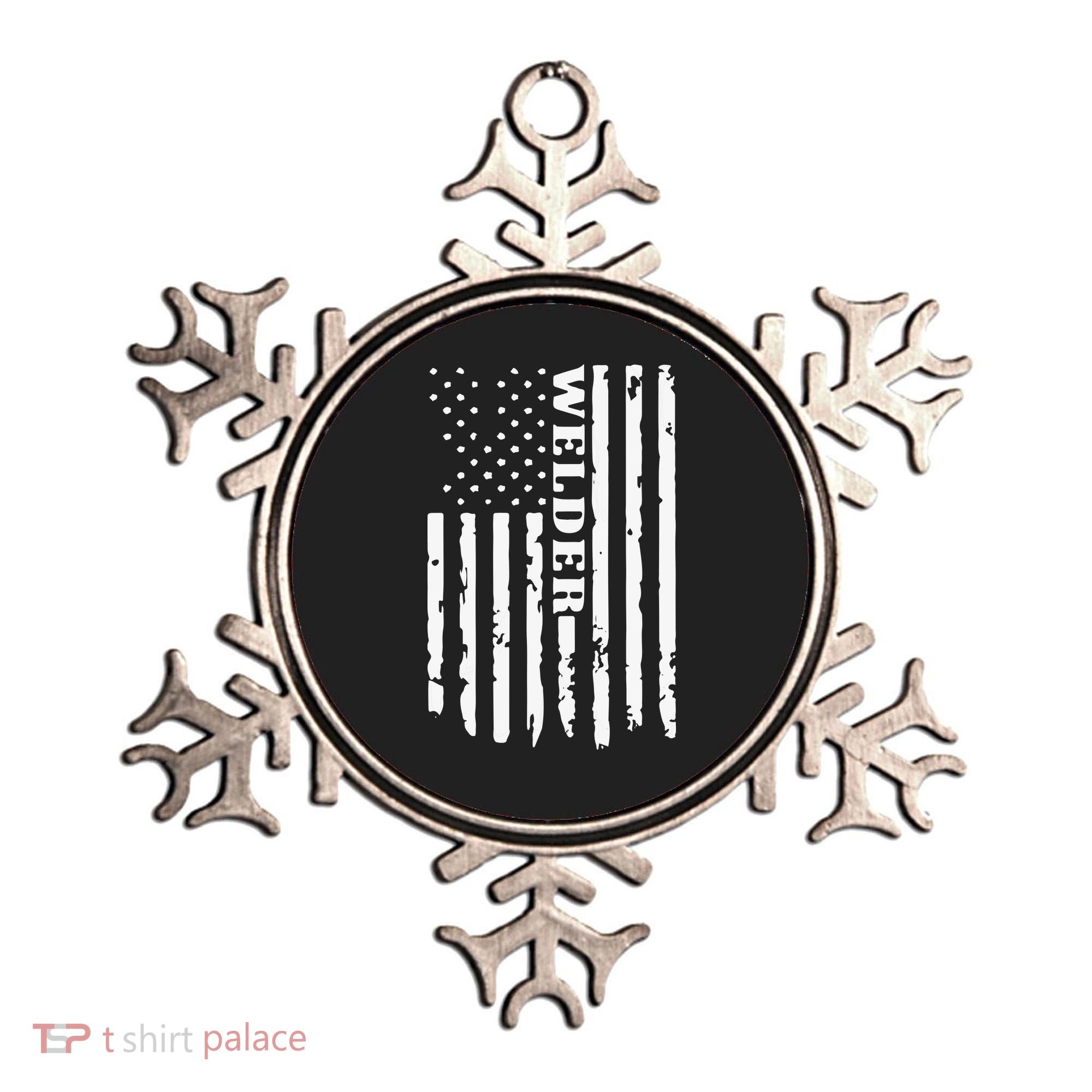 Cool Welding US Flag Art For Welder Welding Ornament